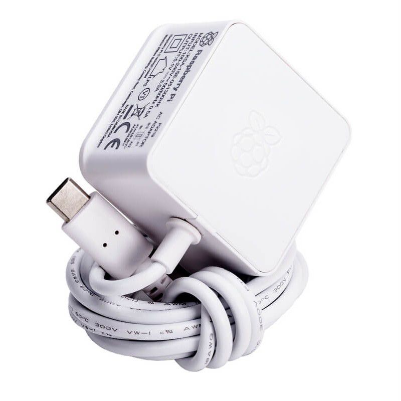 Raspberry Pi Official USB C Power Supply 15W 5V 3A สขาว